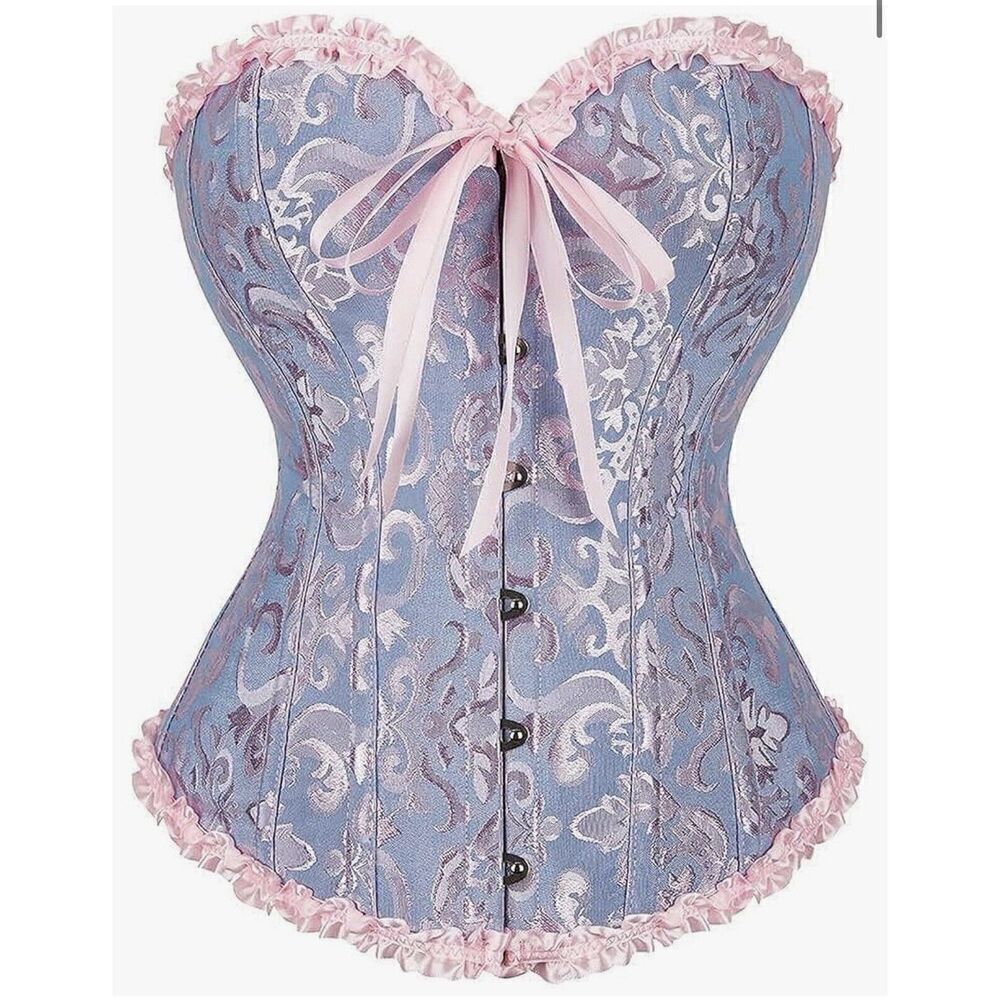 SZIVYSHI Corset Tops for Women, Bustier Shapewear Lingerie, Lace Waist